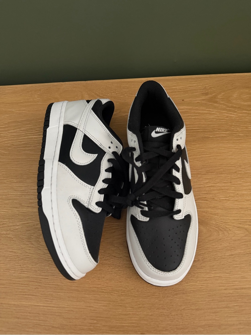 Nike Black and White Low-Top Sneakers